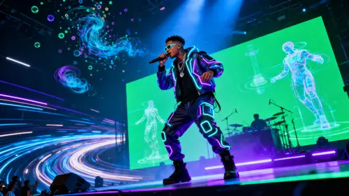 Futuristic Rap Artist in 2025: A Cinematic Experience