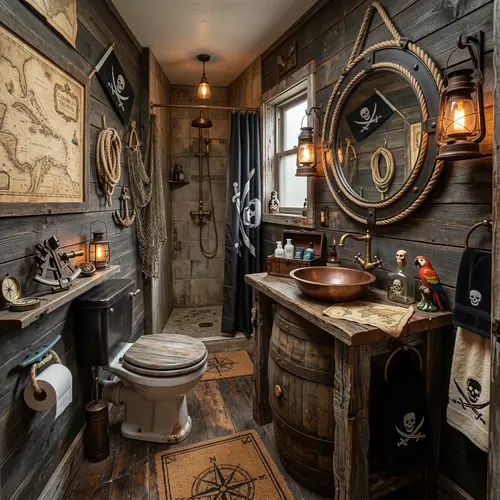 Pirate Themed Bathroom Decor Ideas