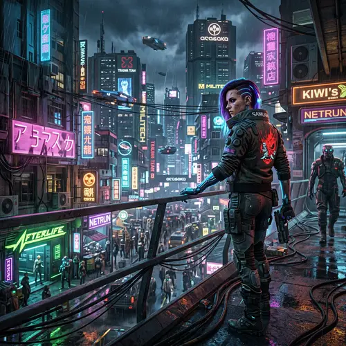 Explore the Cyberpunk 2077 Theme