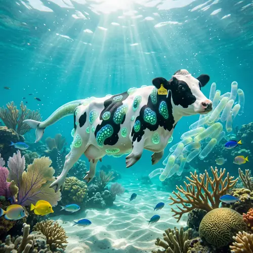 Unique Sea Pickle Mix with Cow