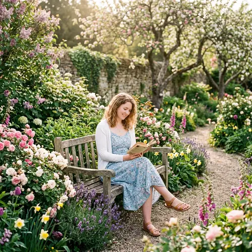 Spring Garden Bliss: A Floral Retreat