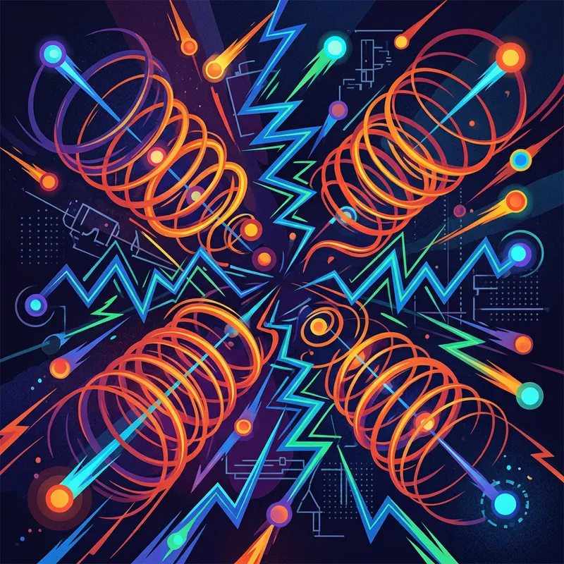 Dynamic Physics Experiment: Abstract Art in Motion