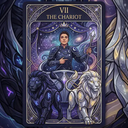 Unique Chariot Tarot Card Design