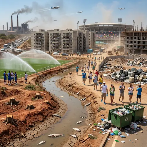 Unsustainable Olympic Village | Environmental Destruction Scenes