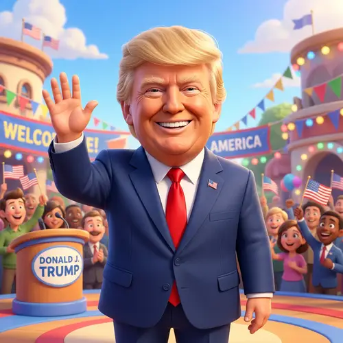 Donald Trump as a Pixar Character | Cartoon Fun