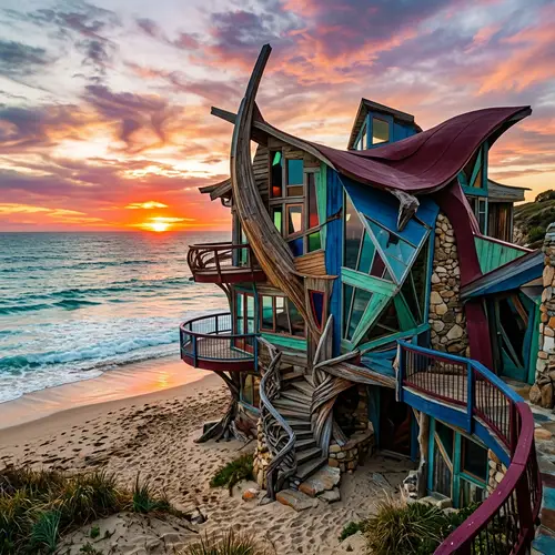 Abstract Beach House Design | Artistic Architecture