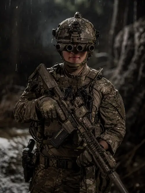 Hyper-Realistic Special Forces Soldier Photo