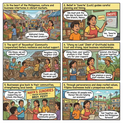 Impact of Belief Systems on Philippine Business Practices in Comic Strip