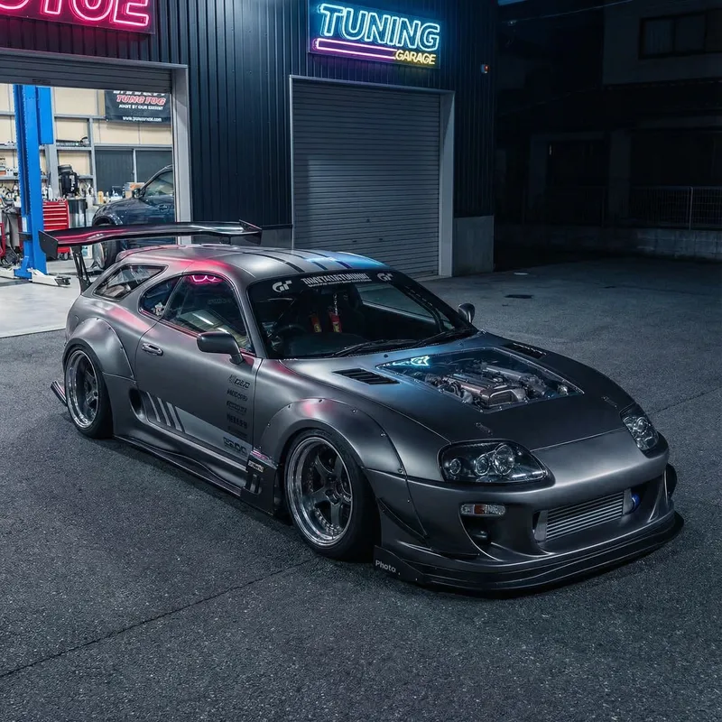 Tuned Toyota Supra MK4 Station Wagon Custom Build