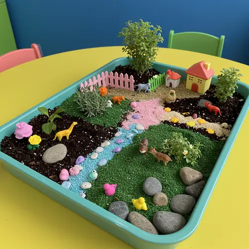 Children's Garden on a Tray - Fun DIY Project
