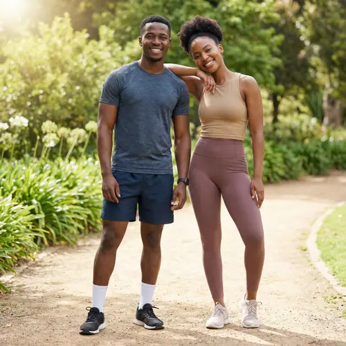 Sexy African Couple: Confident & Curvy