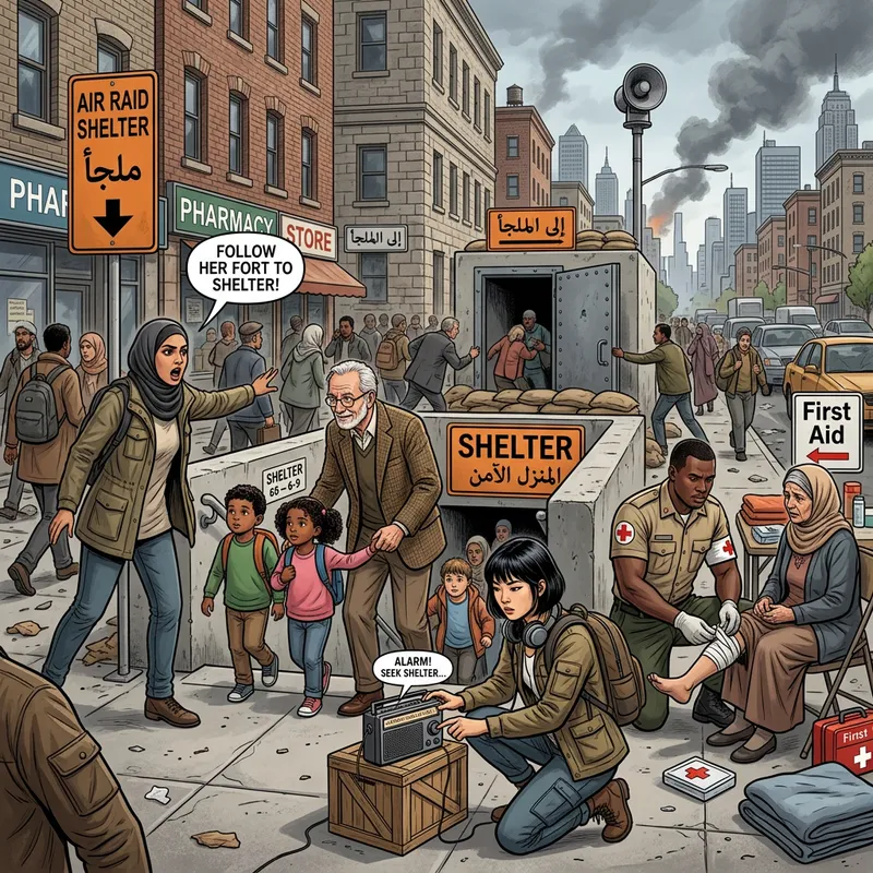 Air-Raid Alarm Response Guidelines