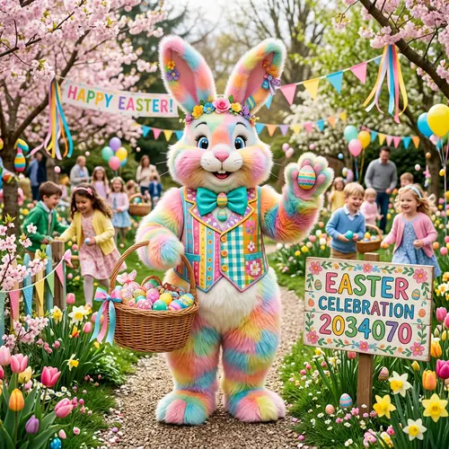 Fun Colorful Easter Bunny Transformations