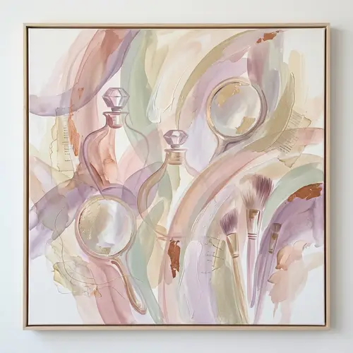 Modern Beauty Art | Feminine Aura Abstract Composition