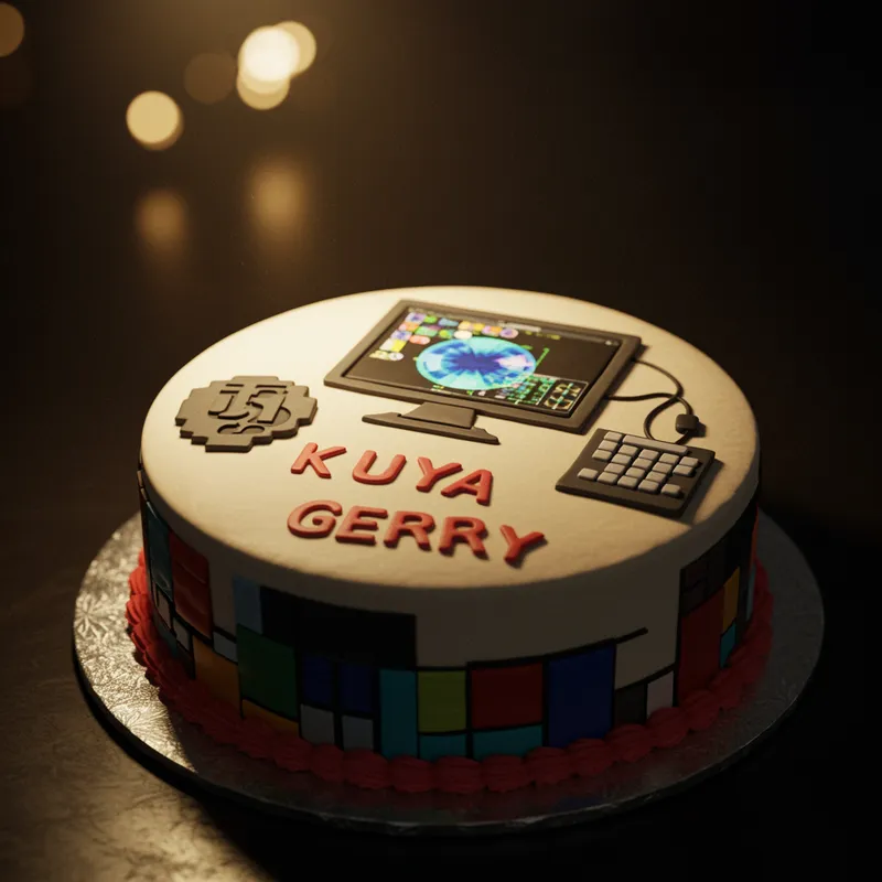 Happy Birthday Kuya Gerry - Multimedia Designer Cake