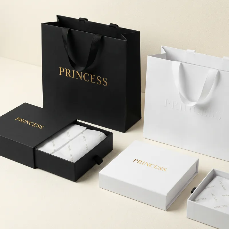 Elegant Minimalist Packaging for PRINCESS Brand
