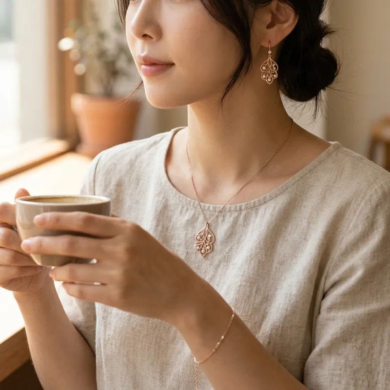 Elegant Lightweight Jewelry Set for Everyday Wear