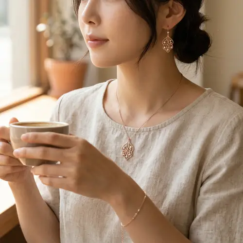 Elegant Lightweight Jewelry Set for Everyday Wear