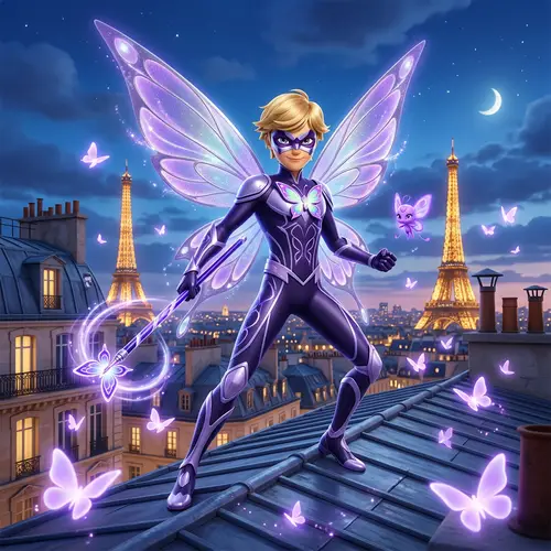 Miraculous Ladybug: Adrien Agreste & Butterfly Miraculous