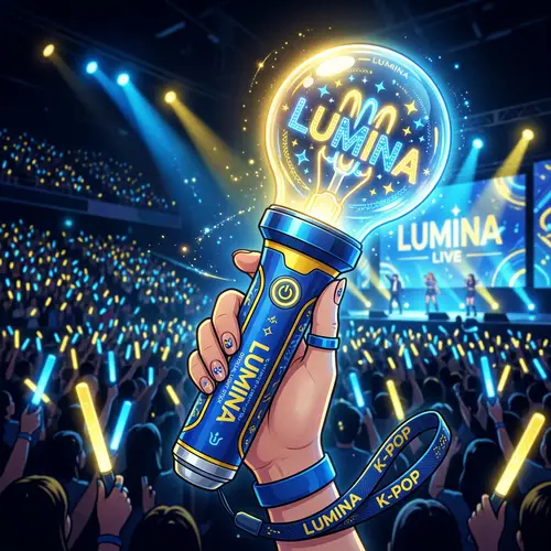 Stylish Kpop Light-Stick Design - Light Bulb Inspiration