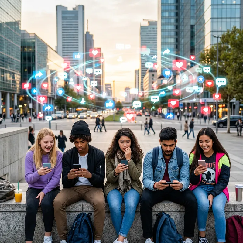 Impacts of Social Media on Gen Z: Diverse Teens with Positive & Negative Effects Impacts of Social Media on Gen Z: Diverse Teens with Positive & Negative Effects