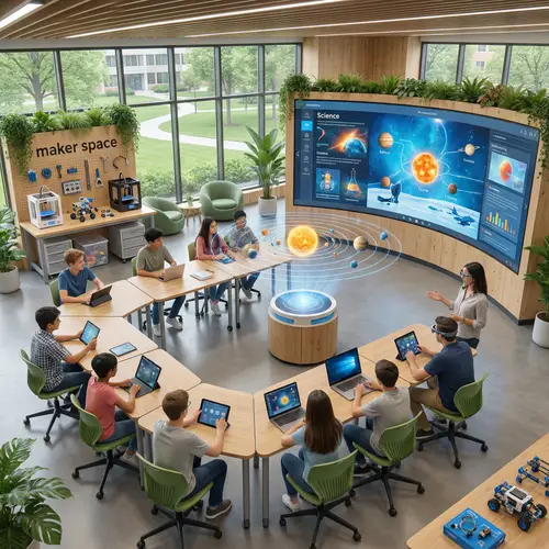 Interactive Learning Classroom Design Ideas