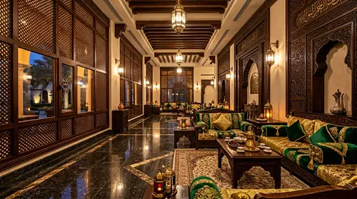 Luxury Saudi Restaurant Interior in Jeddah