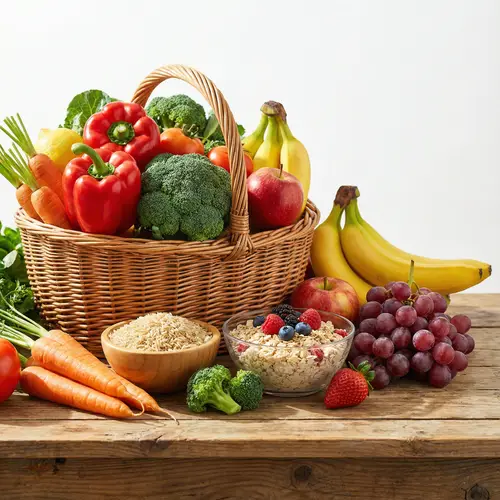 Fresh and Colorful Foods for Healthy Choices