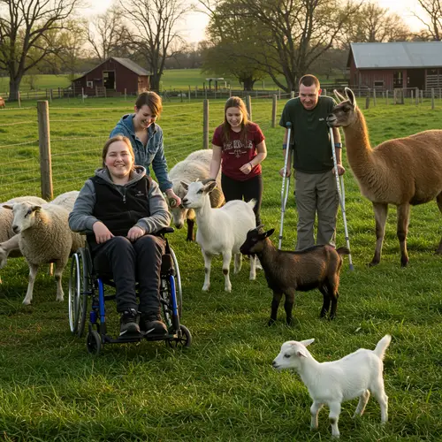 Empowering Disabled Farmers with Animals