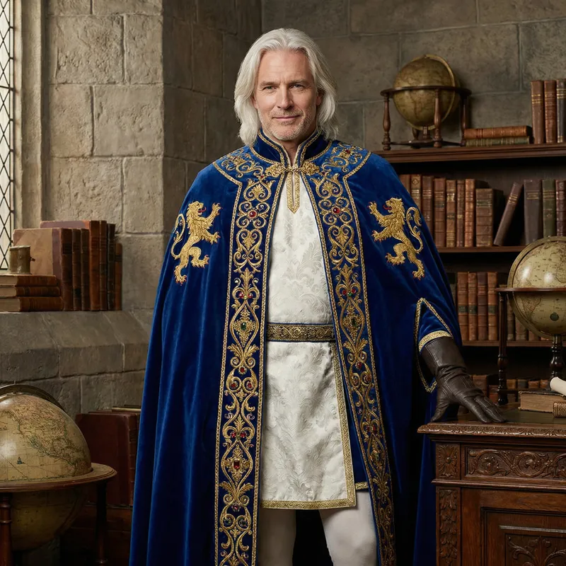 Pyetro Orsini Renaissance Male Character - Artistic Rendering