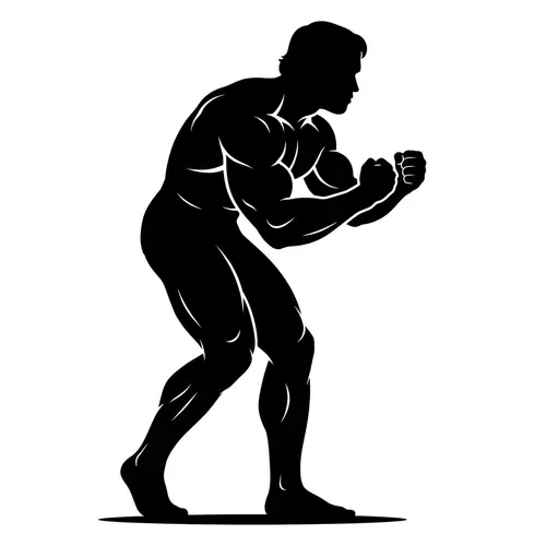 Arnold Schwarzenegger Black Silhouette Art