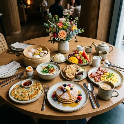 Delicious 200 Yuan Breakfast: Chinese & Western Cuisines Mix