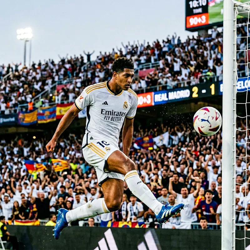 Real Madrid Player Scores Last-Minute Goal in La Liga Thriller