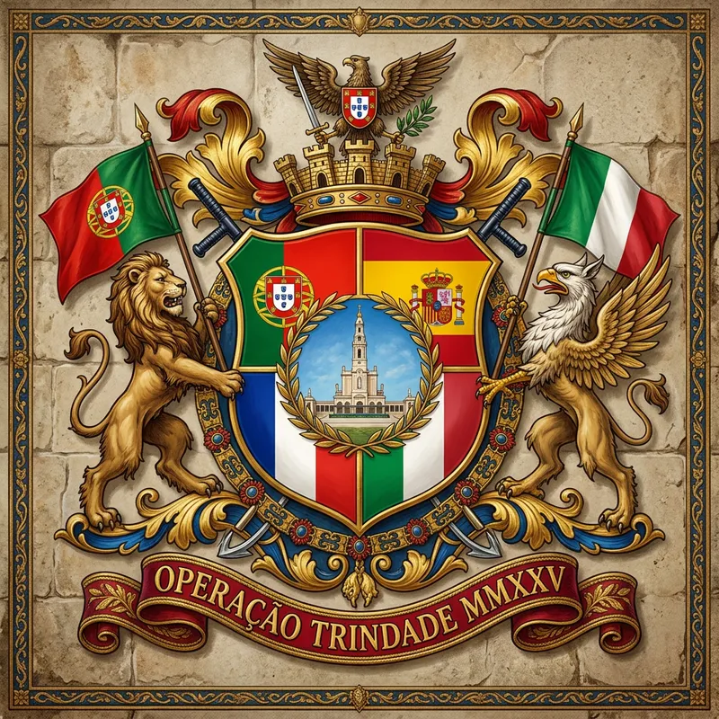Police Force Coat of Arms - Trindade Operation 2025