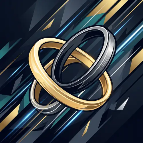 Modern Vector Art Rings - Dynamic Composition | Adobe Illustrator