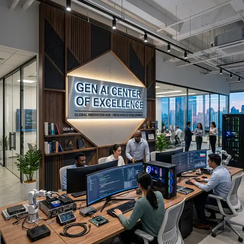 GEN AI Center of Excellence | High Tech Office & Sleek Design