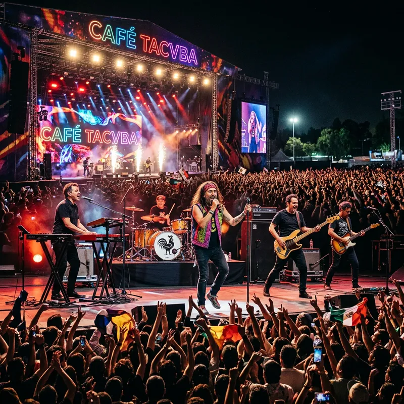 Café Tacuba Concert Stage Experience