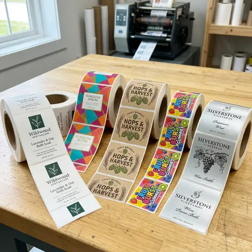 High-Quality Self-Adhesive Labels in Various Designs