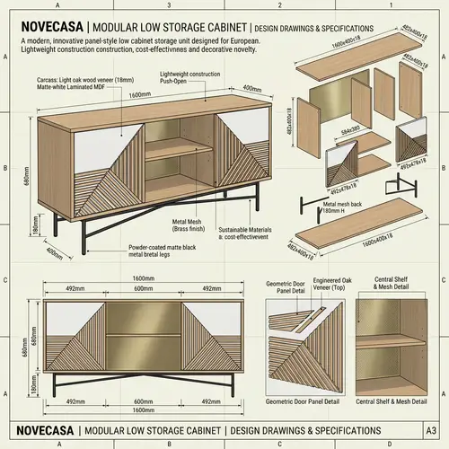 Innovative Low Cabinet Storage Designs for Europe