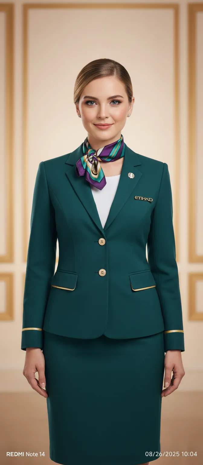 Elegant Etihad Airways Official Portrait | 4K Visuals