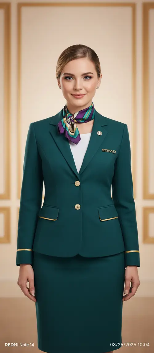 Elegant Etihad Airways Official Portrait | 4K Visuals