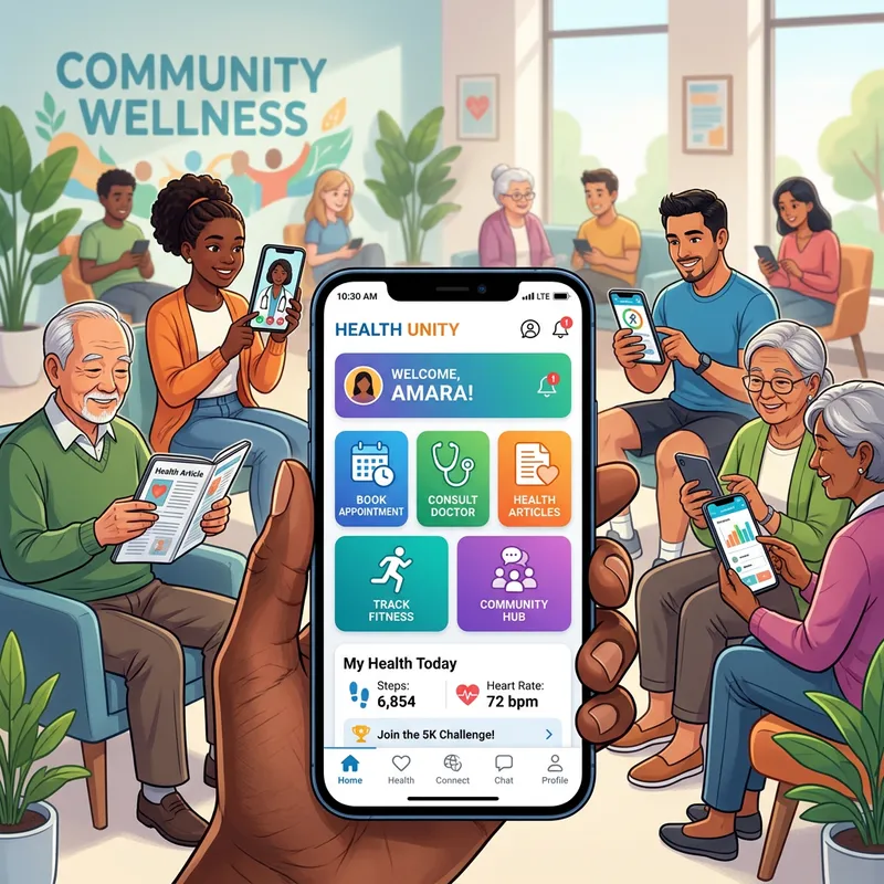 Health Community App for Easy Access to Health Services