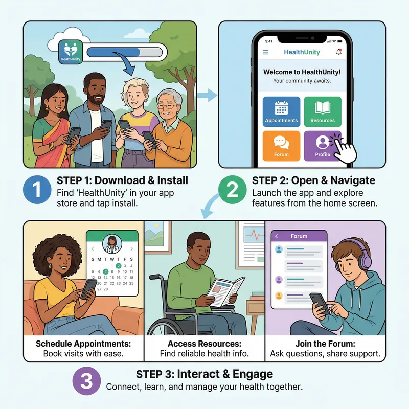 Health Community Access App: User Guide & Tutorial