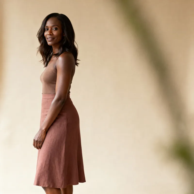 Natural Beauty: Black Woman in Her Thirties Natural Beauty: Black Woman in Her Thirties