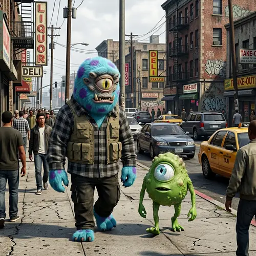 Monsters Inc in GTA5