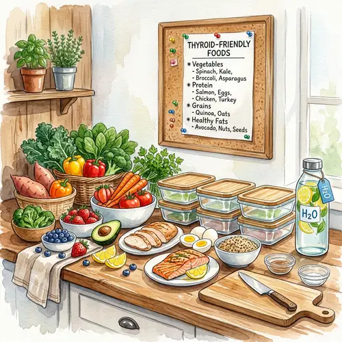 Thyroid-Friendly Meal Prep: Organic Fruits, Lean Meats & More