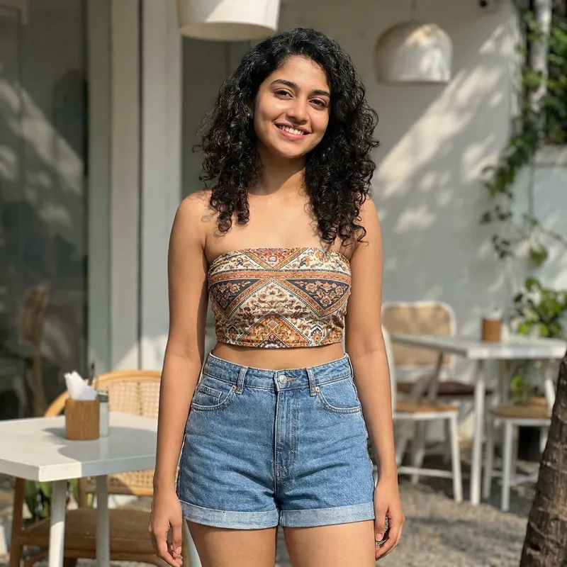 Trendy Bandeau Tops for Young Malayali Women