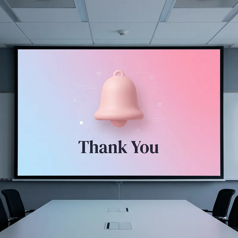 Thank You Slides | Unique Presentation Designs in Pink