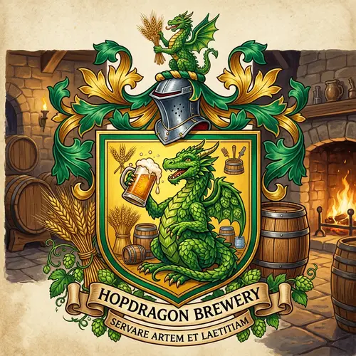 Emerald Green Dragon Brewery: Craft Beer & Hop Creations