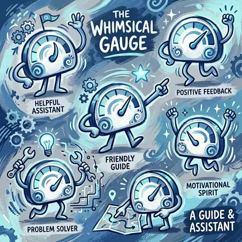 Playful Mascot Gauge Design | Whimsical Mascot Illustration